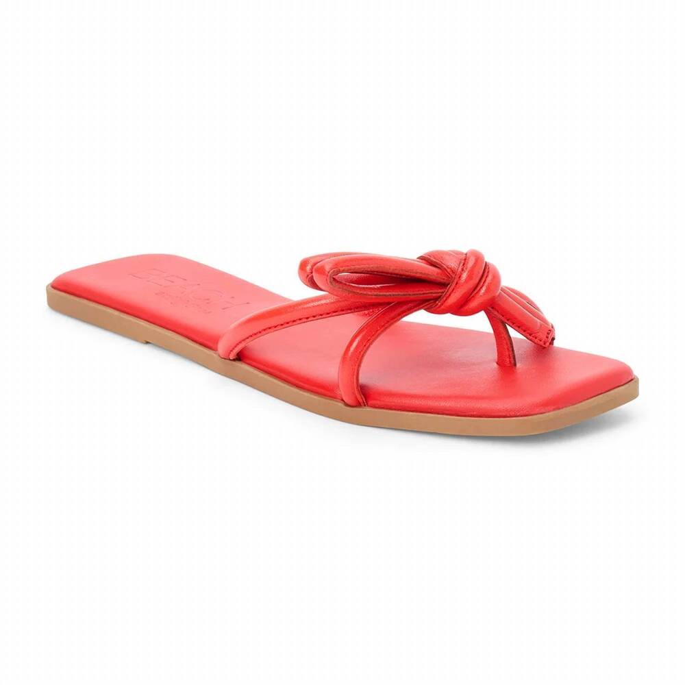 NEW MATISSE women's ruthie slide sandal in red